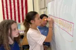 Students in Mr. Wells math class demonstrate their skills
