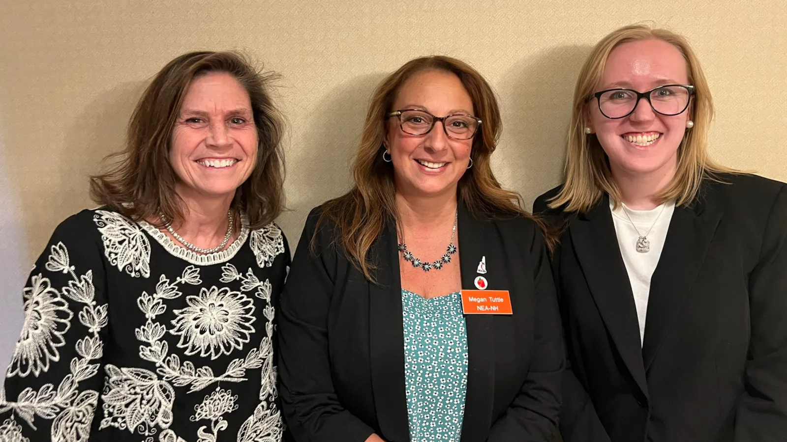 President Tuttle with members promoting civics education