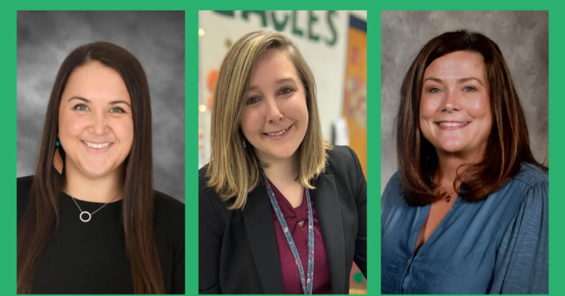 Image of the three finalists for 2026 NH Teacher of the Year